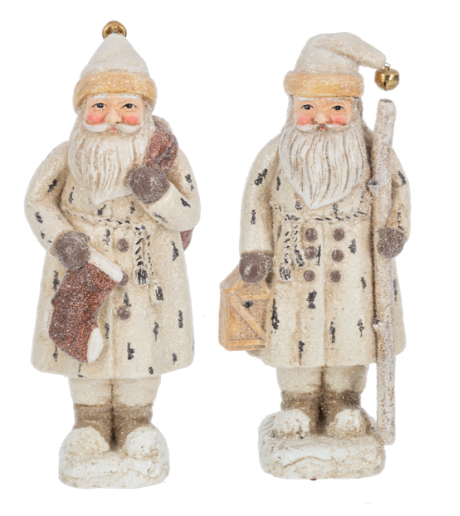 WINTER FROST SANTA FIGURINES - ASSORTED