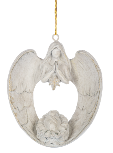 ANGEL WITH BABY ORNAMENT