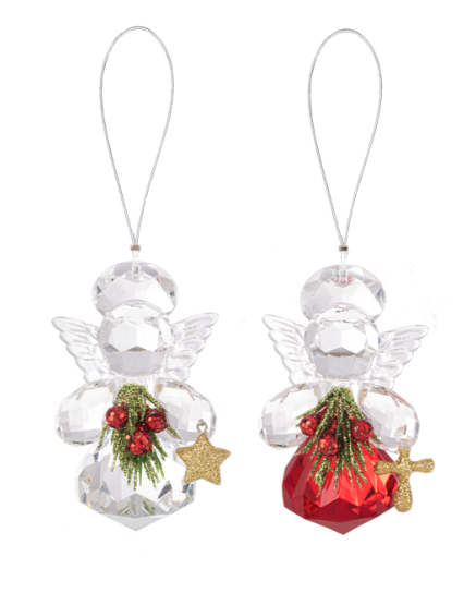KRYSTAL ANGEL ORNAMENTS