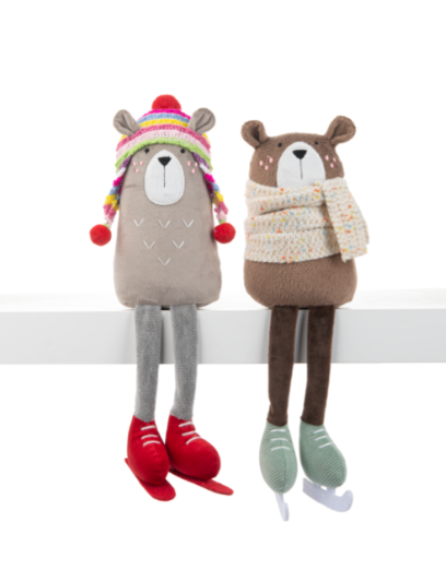 WINTER BEAR SHELF SITTERS