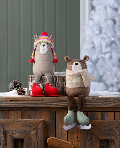 WINTER BEAR SHELF SITTERS