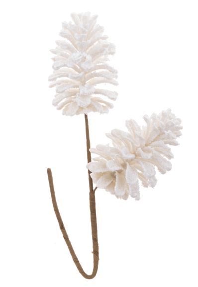 WHITE PINECONE SPRAY