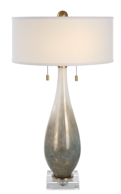 UTTERMOST CARDONI TABLE LAMP- SMOKE