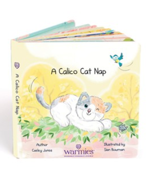 WARMIES CALICO CAT NAP BOOK