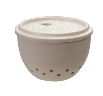 STONEWARE GARIC/GINGER GRATER/STORAGE