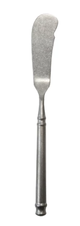 STAINLESS STEEL CANAPE KNIFE - BRUSHED PEWTER FINISH