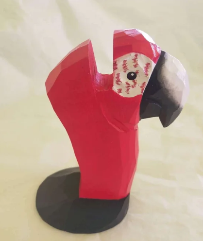 WOOD CARVED EYE GLASS HOLDERS - ASSORTED