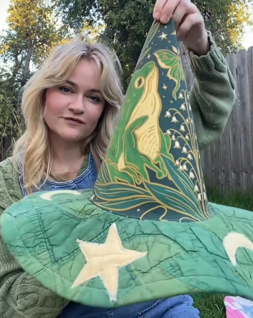 QUILTED COTTON WITCH HATS