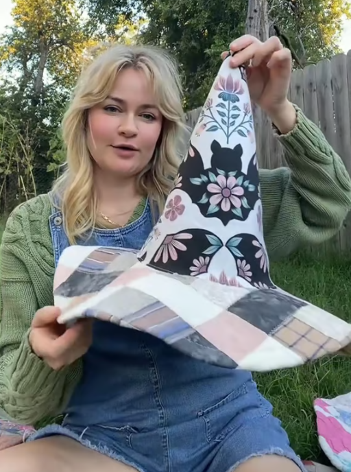 QUILTED COTTON WITCH HATS