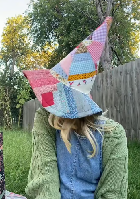 QUILTED COTTON WITCH HATS