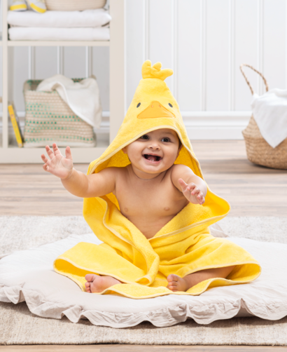 BABY HOODED TOWEL - ASSORTED
