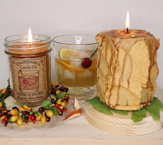 THOMPSON'S CANDLE CO. SUPER SCENTED ORIGINALS - HONEY BOURBON - ASSORTED