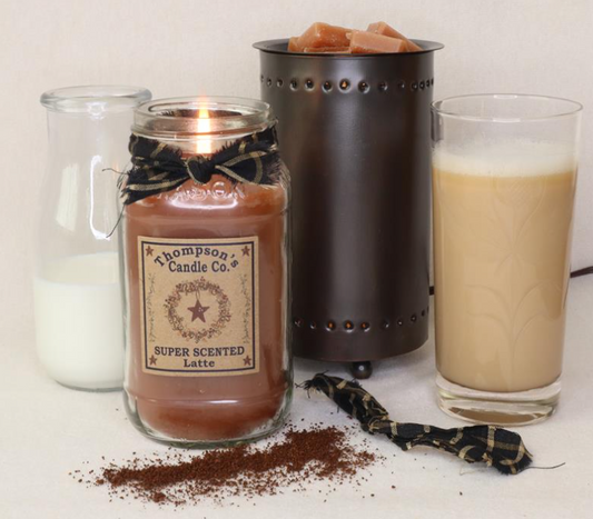 THOMPSON'S CANDLE CO. SUPER SCENTED ORIGINALS - LATTE - ASSORTED