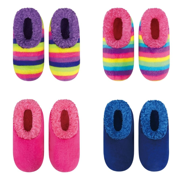 SNOOZIES! KIDS OVER THE RAINBOW SLIPPERS