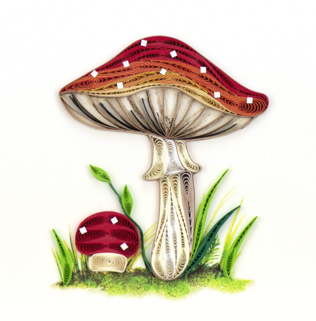 QUILLING CARD GREETING CARDS - ASSORTED (BLANK INSIDE)