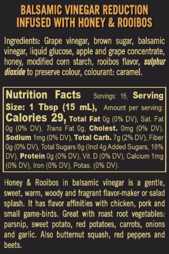 HONEY & ROOIBOS BALSAMIC VINEGAR REDUCTION