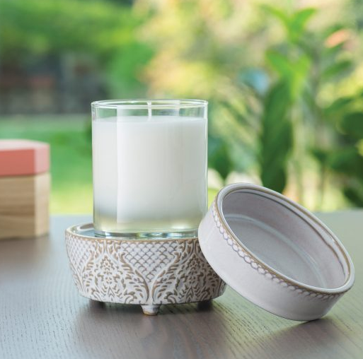 CANDLE WARMERS 2-IN-1 CLASSIC WARMER - VINTAGE WHITE