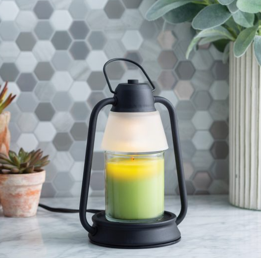 CANDLE WARMERS BEACON LANTERN BLACK