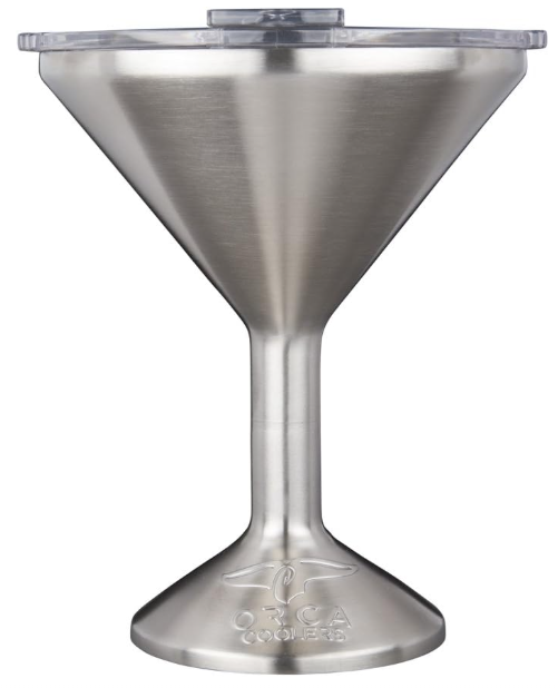 ORCA TINI 13oz. STAINLESS STEEL MARTINI GLASS