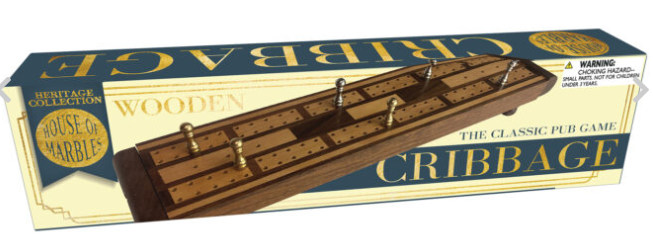 WOODEN CRIBBAAGE GAME