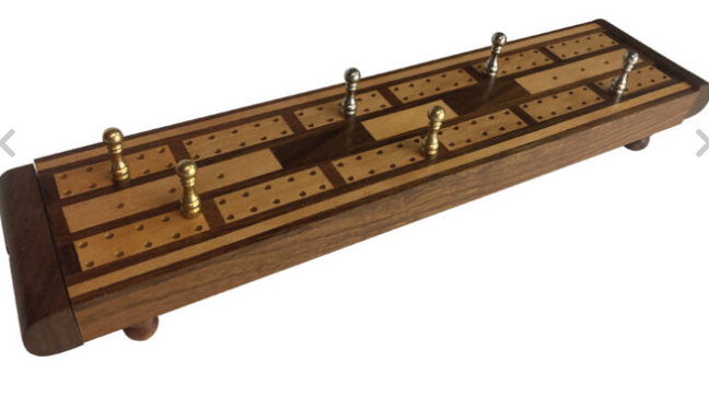 WOODEN CRIBBAAGE GAME