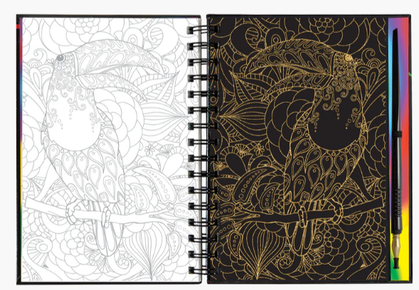 EXTREME! THE WORLD OF BIRDS SCRATCH AND SKETCH