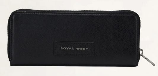 LOYAL WEST RANCH ROAD JEWELERY CASE IN CALF LEATHER - BLACK