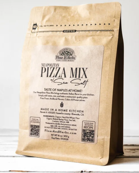 FLOUR & HERBS NEAPOLITAN PIZZA MIX W/SEA SALT