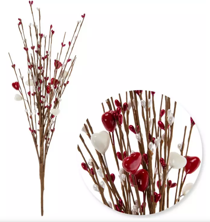 VALENTINE HEARTS AND BERRIES SPRAY