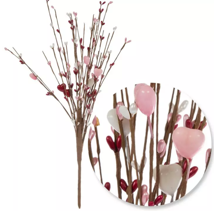 VALENTINE HEARTS AND BERRIES SPRAY