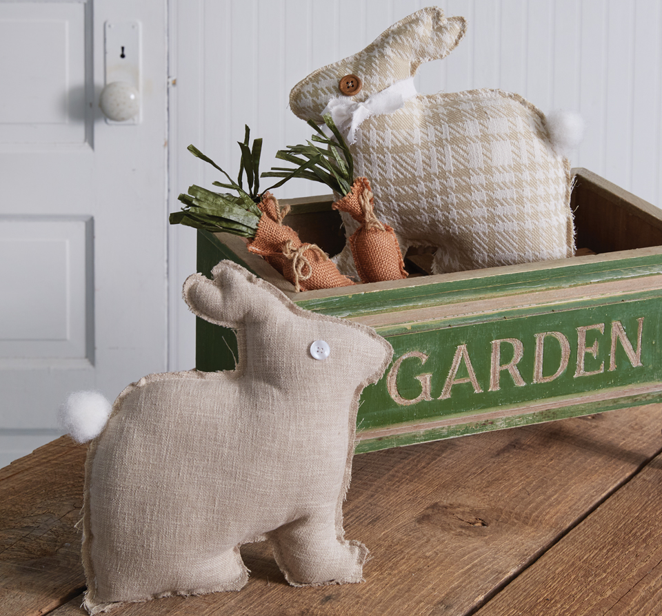LINEN COTTON FILLED BUNNY