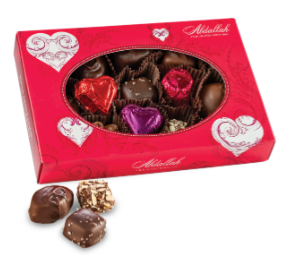 ABDALLAH CANDIES - 8oz VALENTINE ASSORTED CHOCOLATES