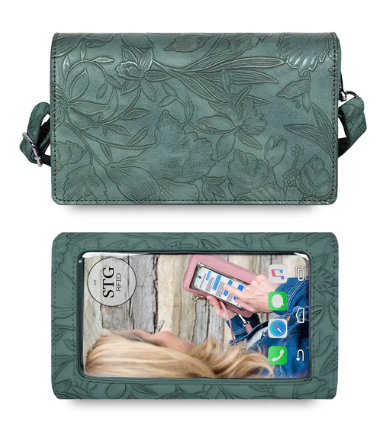 STG- VISTA VAIL CROSSBODY TOUCHSCREEN PHONE PURSE RFID - ASSORTED