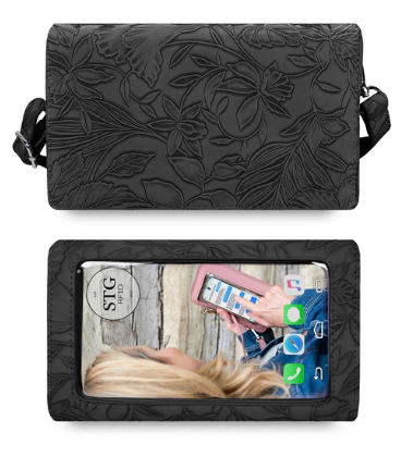 STG- VISTA VAIL CROSSBODY TOUCHSCREEN PHONE PURSE RFID - ASSORTED