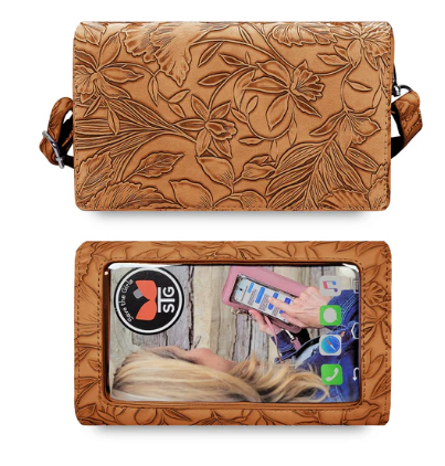 STG- VISTA VAIL CROSSBODY TOUCHSCREEN PHONE PURSE RFID - ASSORTED