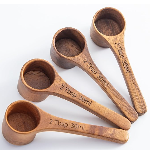 ACACIA WOOD SCOOPS - ASSORTED