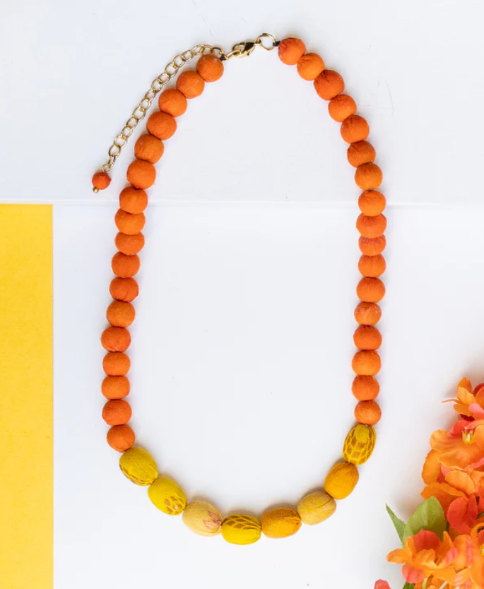 KANTHA COUPLET NECKLACE - ASSORTED