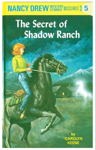 VINTAGE NANCY DREW MYSTERY STORIES BY CAROLYN KEENE (HARDCOVER)