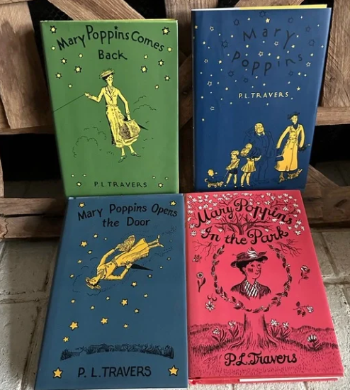 VINTAGE CREATED FOR BOOK OF THE MONTH CLUB MARRY POPPINS SERIES BY P.L TRAVERS