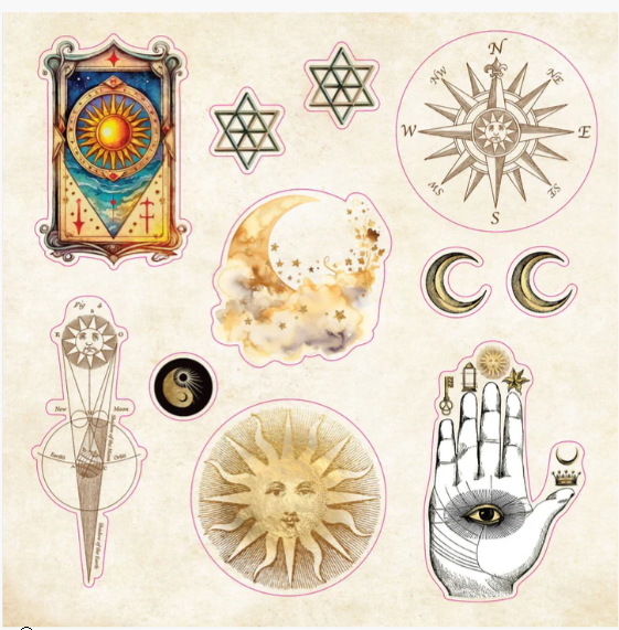 CELESTIAL WONDERS STICKER BOOK
