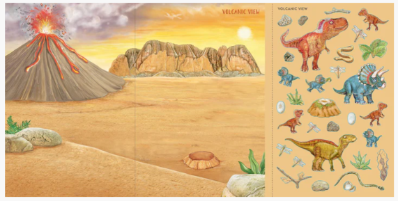 STICKER SCENES - DINOSAURS