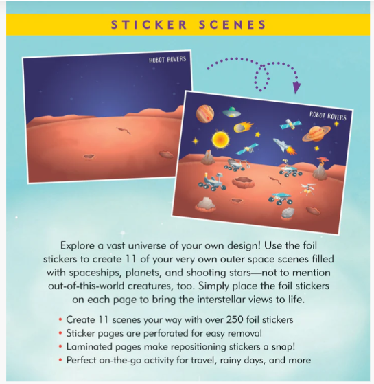 STICKER SCENES - OUTER SPACE
