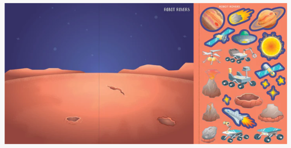 STICKER SCENES - OUTER SPACE