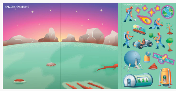 STICKER SCENES - OUTER SPACE