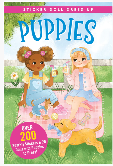 PUPPIES STICKER DOLL DRESS-UP BOOK
