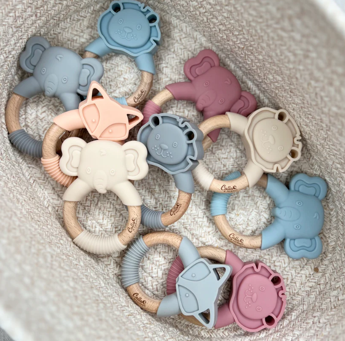 CALLA & FRIENDS LION SILICONE TEETHER