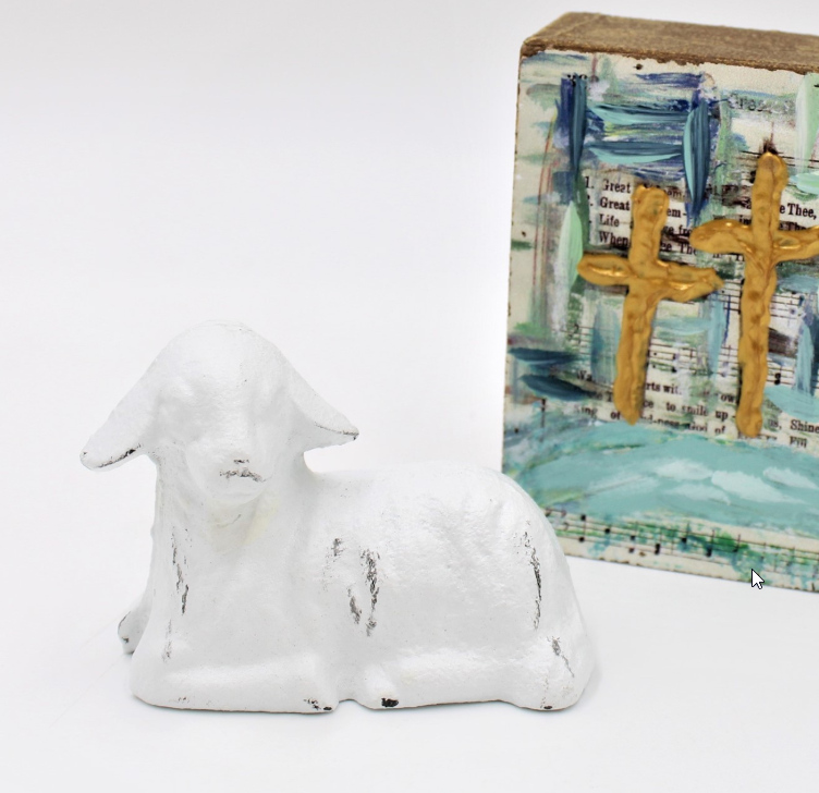 CAST IRON LAMB 3"x2.5"x2"