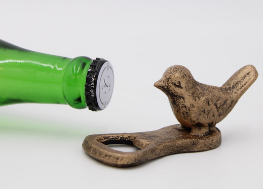 CAST IRON BIRD BOTTLE OPENER 3.5"