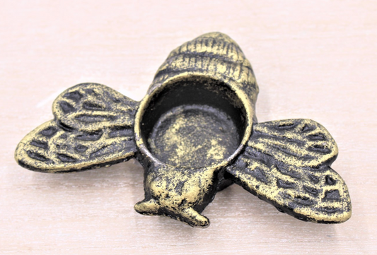 CAST IRON BEE TEALIGHT HOLDER