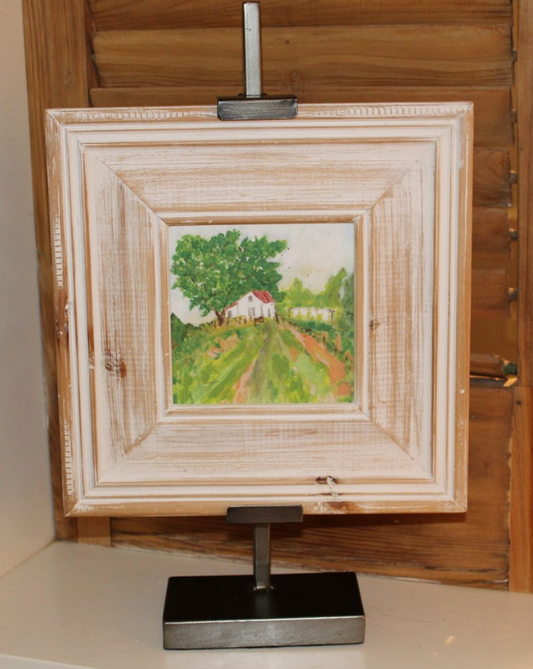 BRONZE METAL ARTIST'S EASEL STAND 5.5"x3.4"x16.5"
